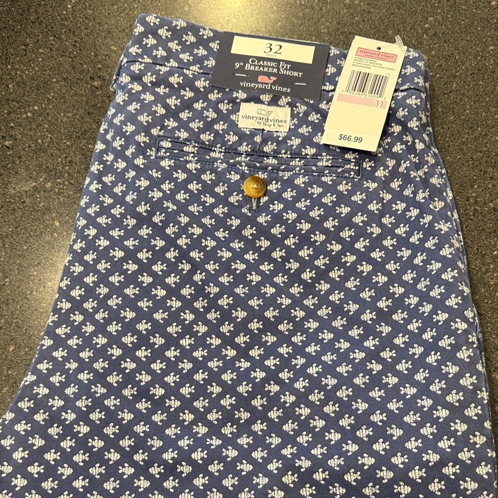 NWT Vineyard Vines Classic Fit 9” Breaker Shorts